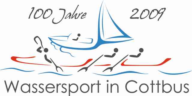 Logo: 2009- 100 Jahre Wassersport in Cottbus