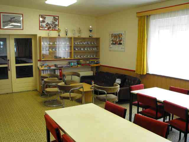 gemütliche Sitzecke im Clubraum